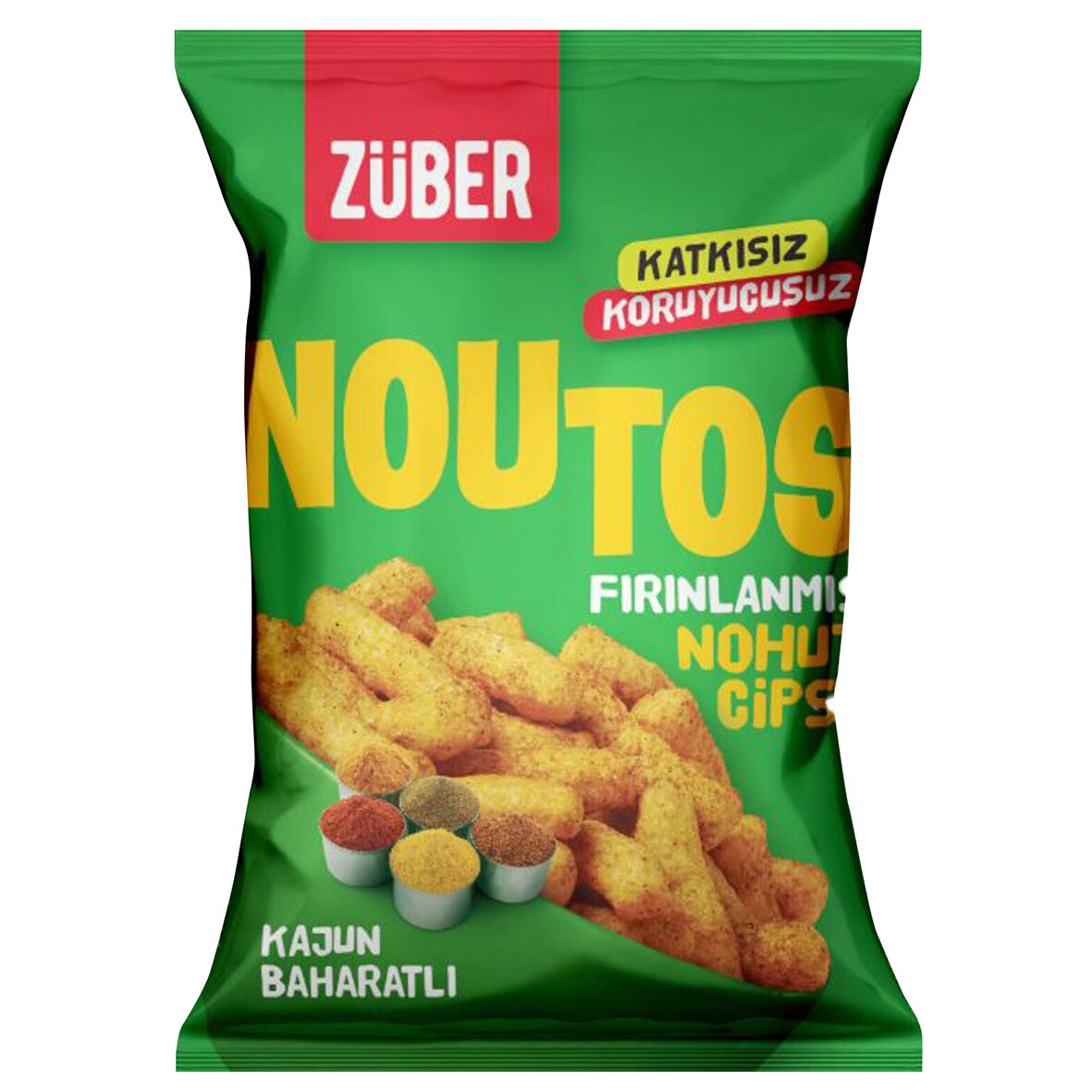 Züber Noutos Fırınlanmış Nohut Cips Kajun Bah. 55G