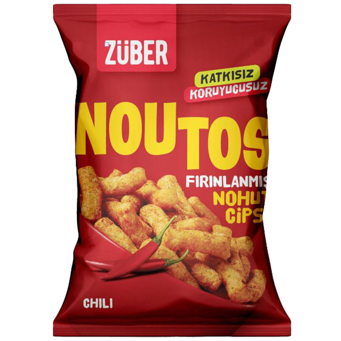 Züber Noutos Fırınlanmış Nohut Cipsi Chili 55G