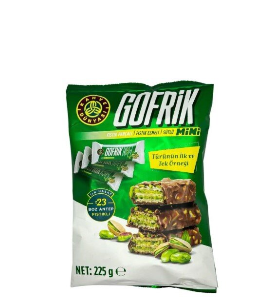 Kahve Dünyası Antep Fıstıklı Sütlü Gofrik 225 G
