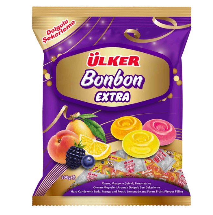 Ülker Bonbon Extra Dolgulu Şekerleme Karışık 350 G