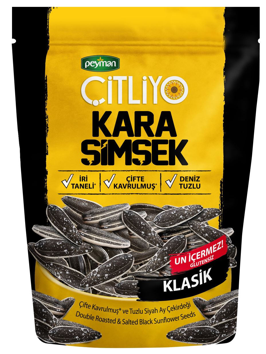 Peyman Çitliyo Kara Şimşek Klasik Ayçekirdek 120 G