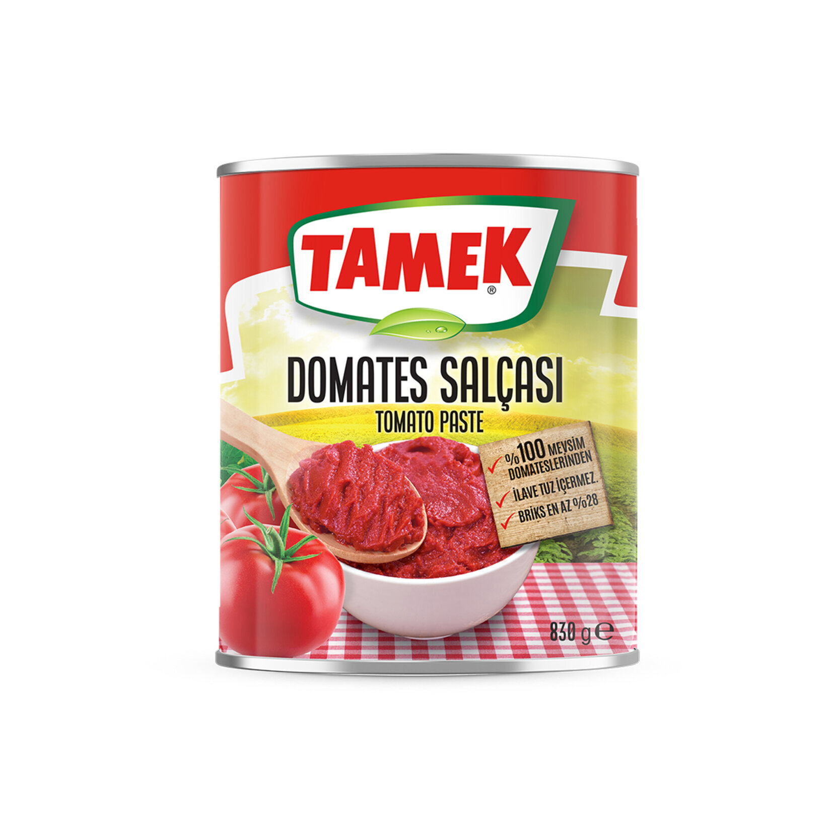 Tamek Domates Salçası 830 G.