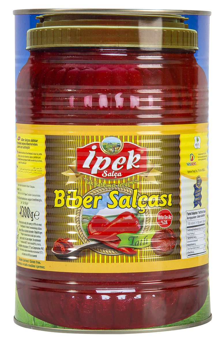 İpek Tatlı Biber Salçası 4300 Gr