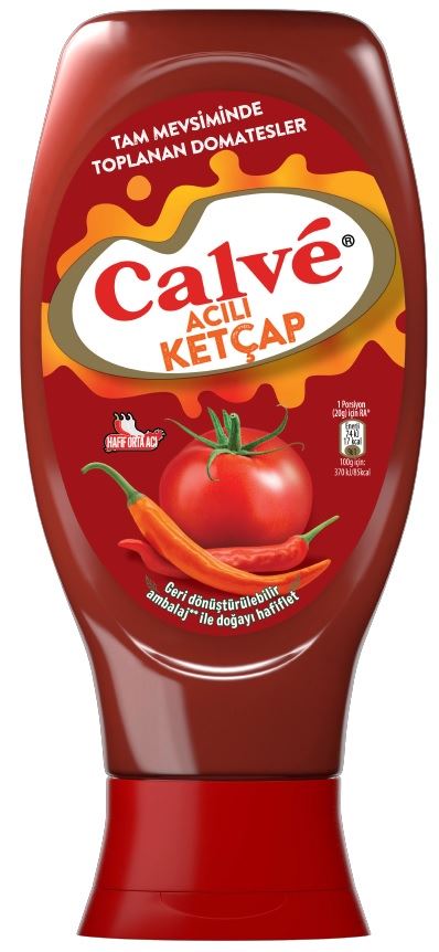 Calve Acılı Ketçap 430 G