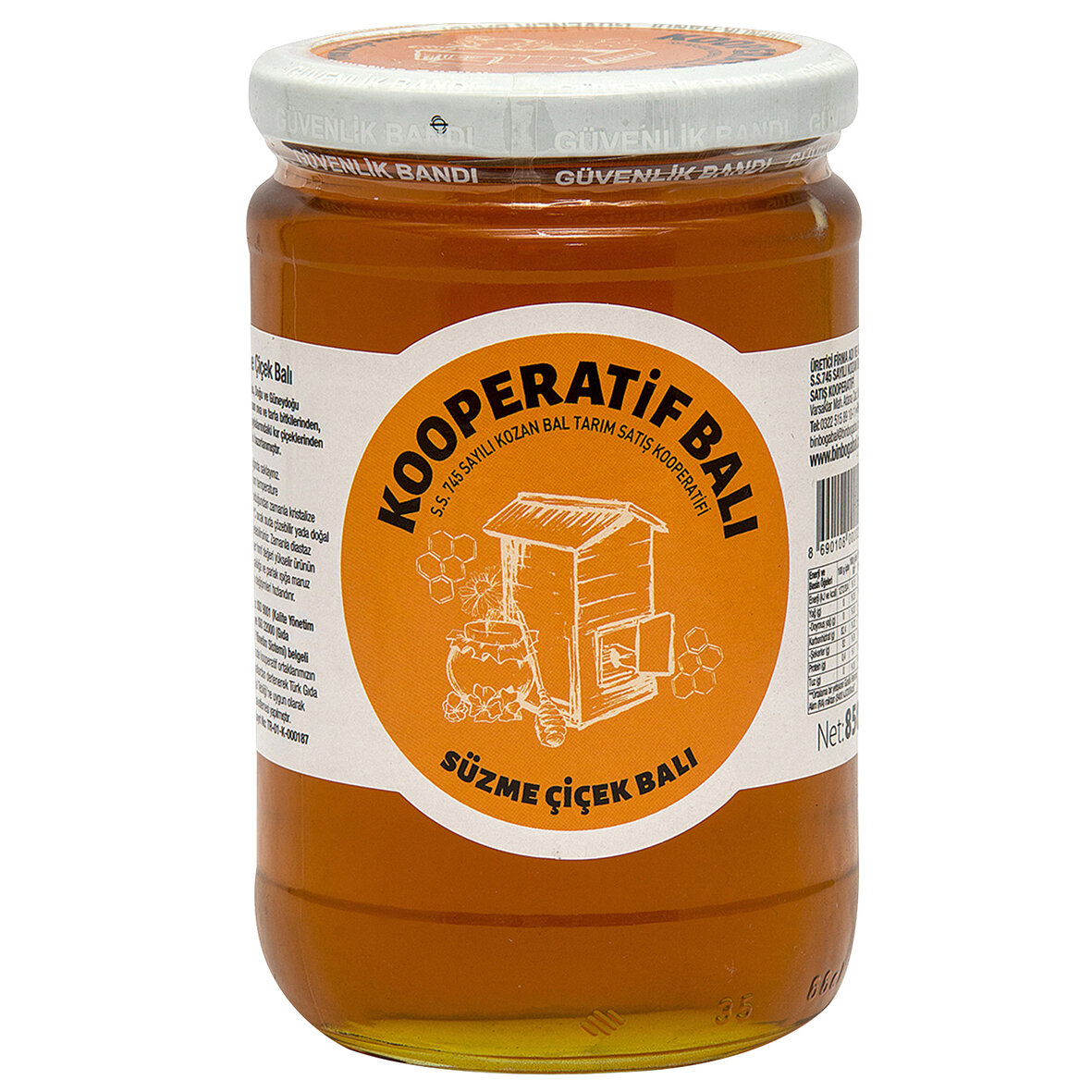 S.S.745 Say.Kozan Bal Kooperat.Çiçek Balı 850 G