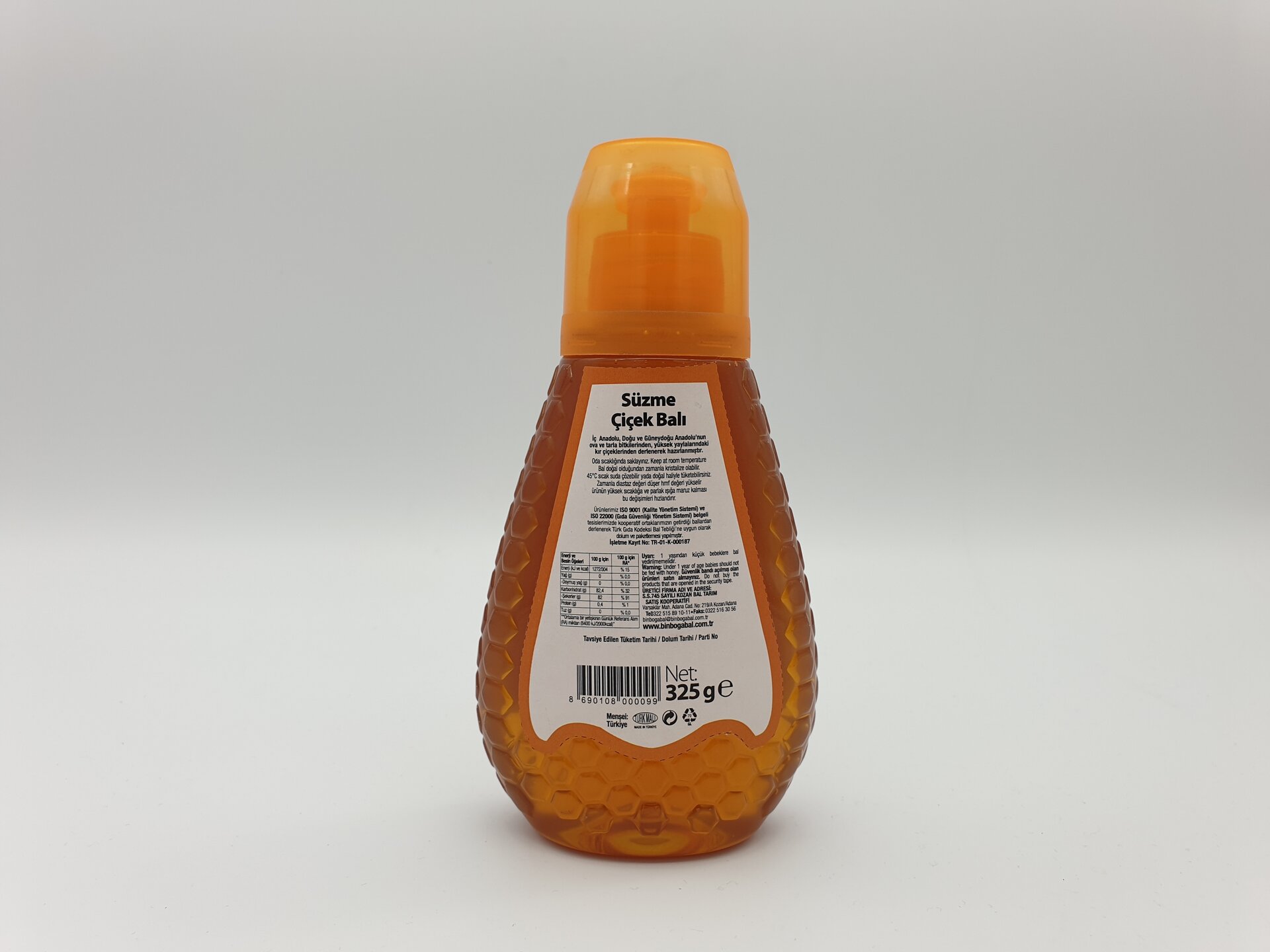 S.S.745 Say.Koz.Bal Koop. Çıt.Kap.Çiçek Balı 325G