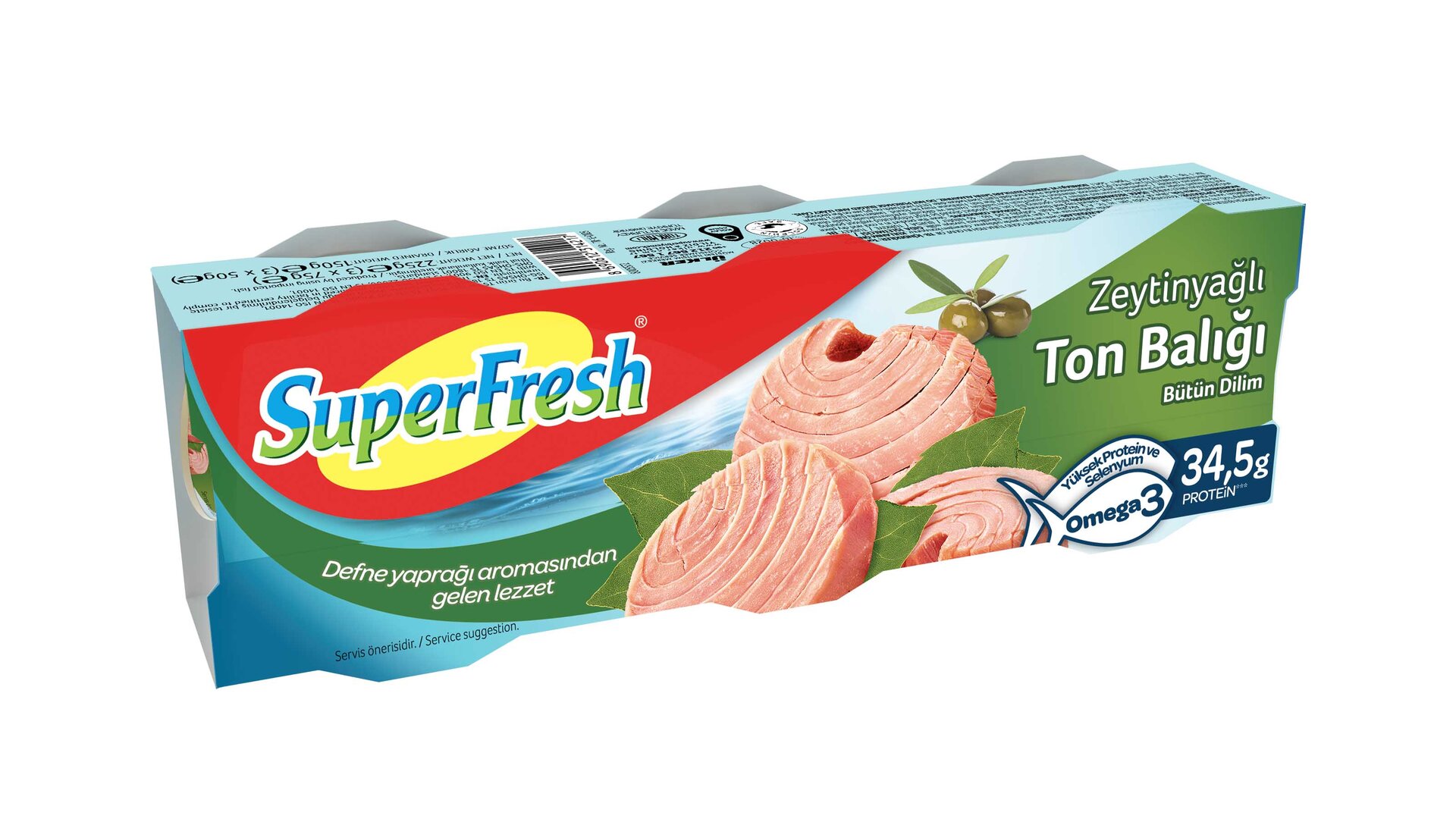 Superfresh Zeytinyağlı Ton Balığı 3X75 G