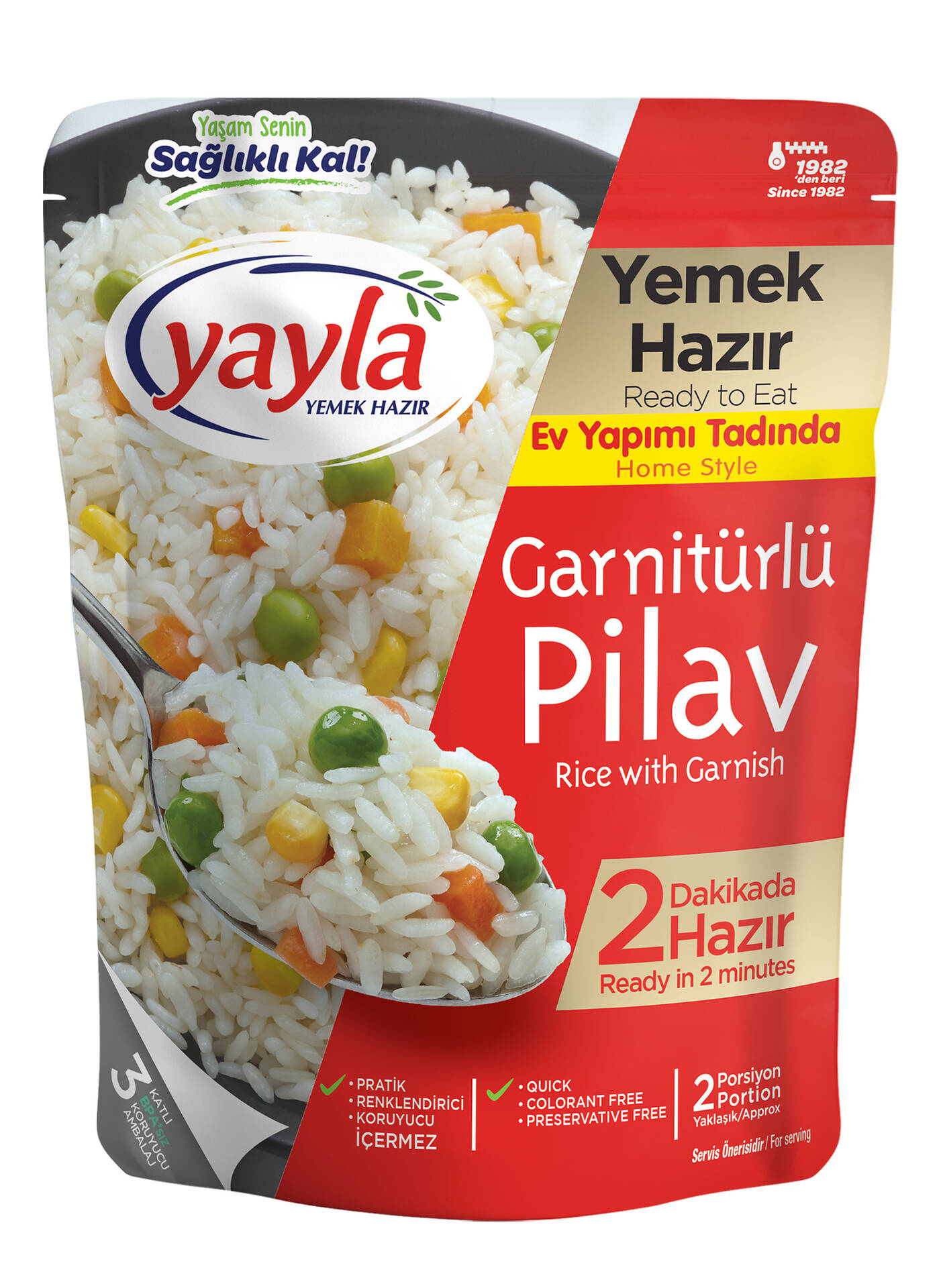 Yayla Garnitürlü Pilav 250 G