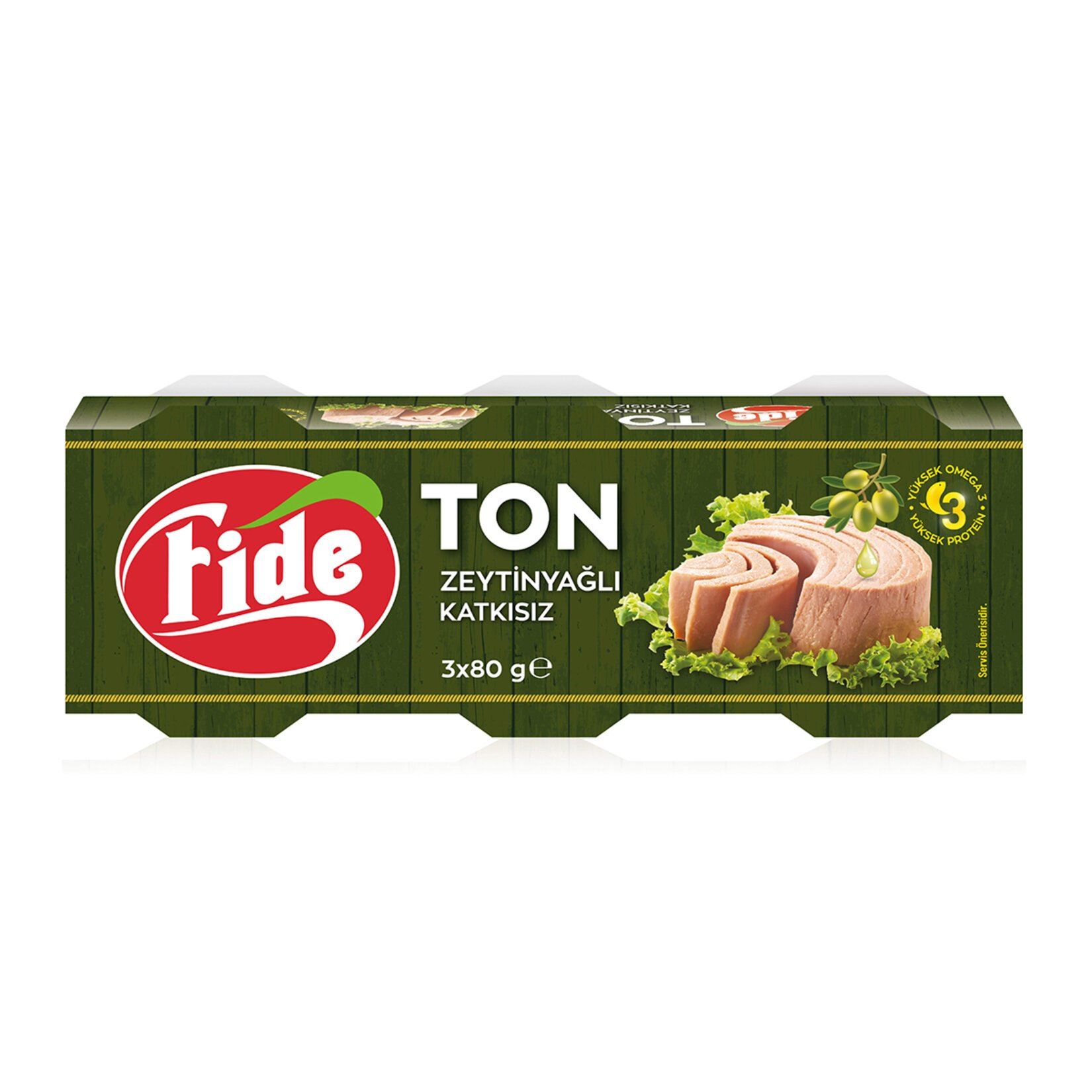 Fide Zeytinyağlı Ton Balığı 3X80 G