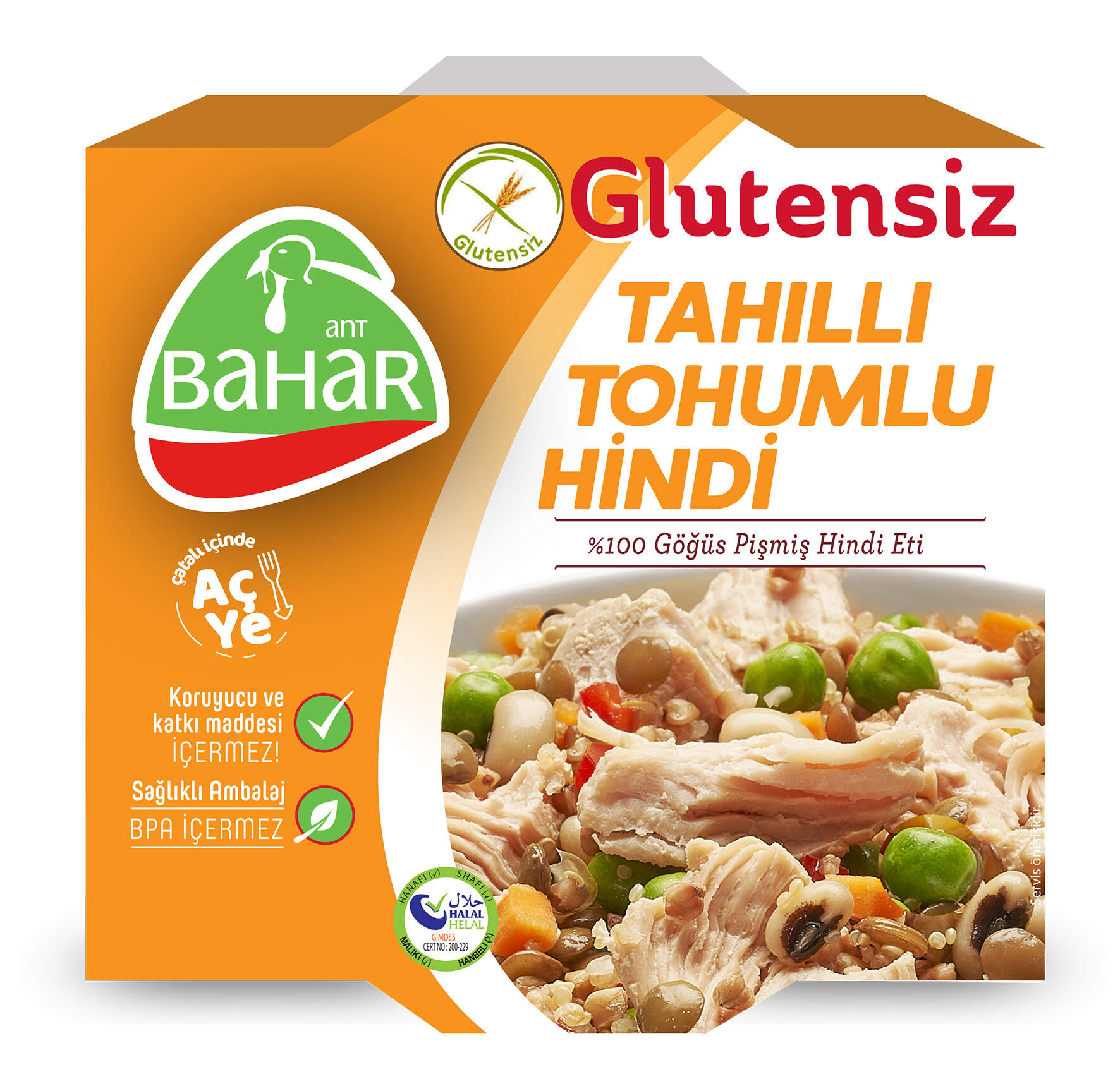 Ant Bahar Glutensiz Tahıllı Tohumlu Hindi Kns 185G