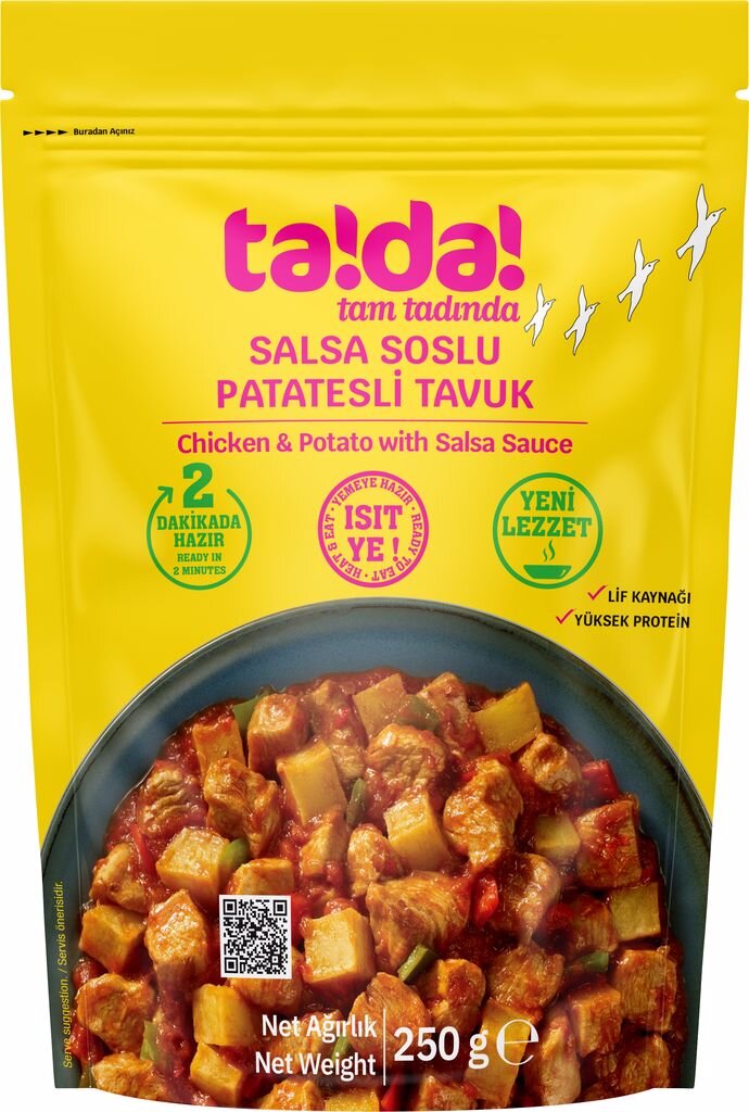Tada! Salsa Soslu Patatesli Tavuk 250 G