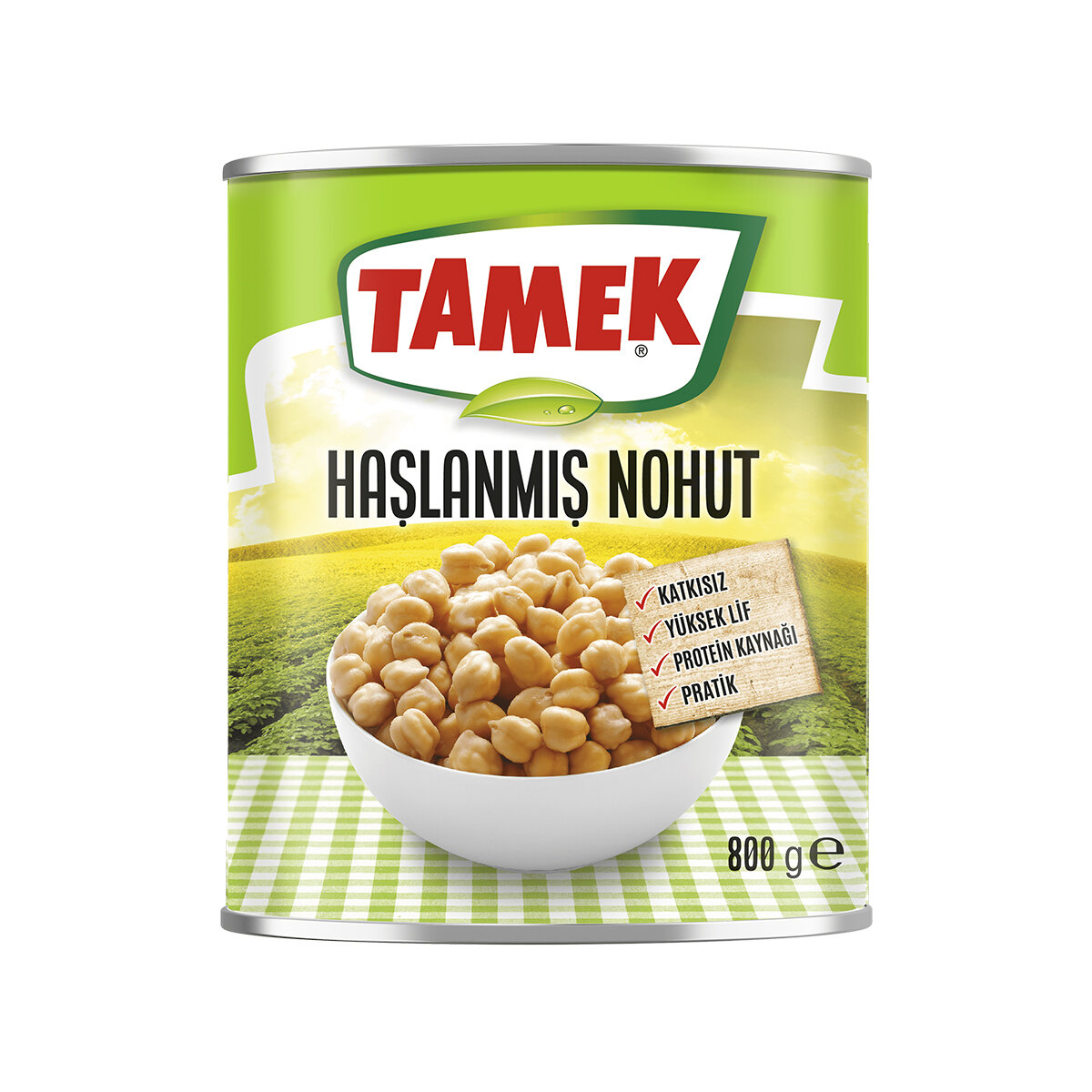 Tamek Haşlanmış Nohut 800 G