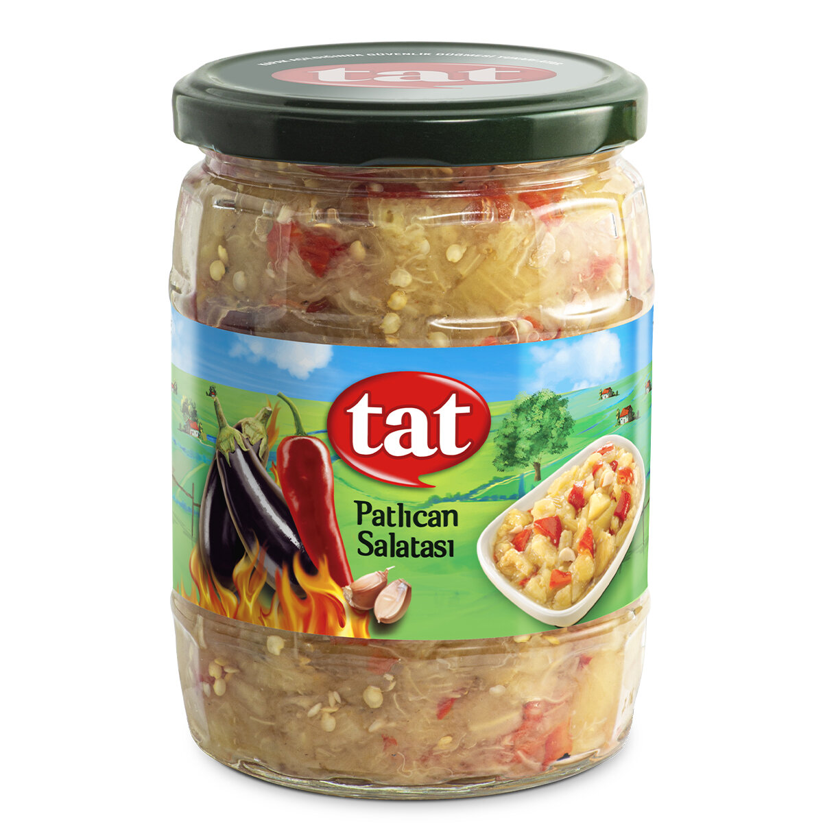 Tat Közlenmiş Patlıcan Salatası 520 G