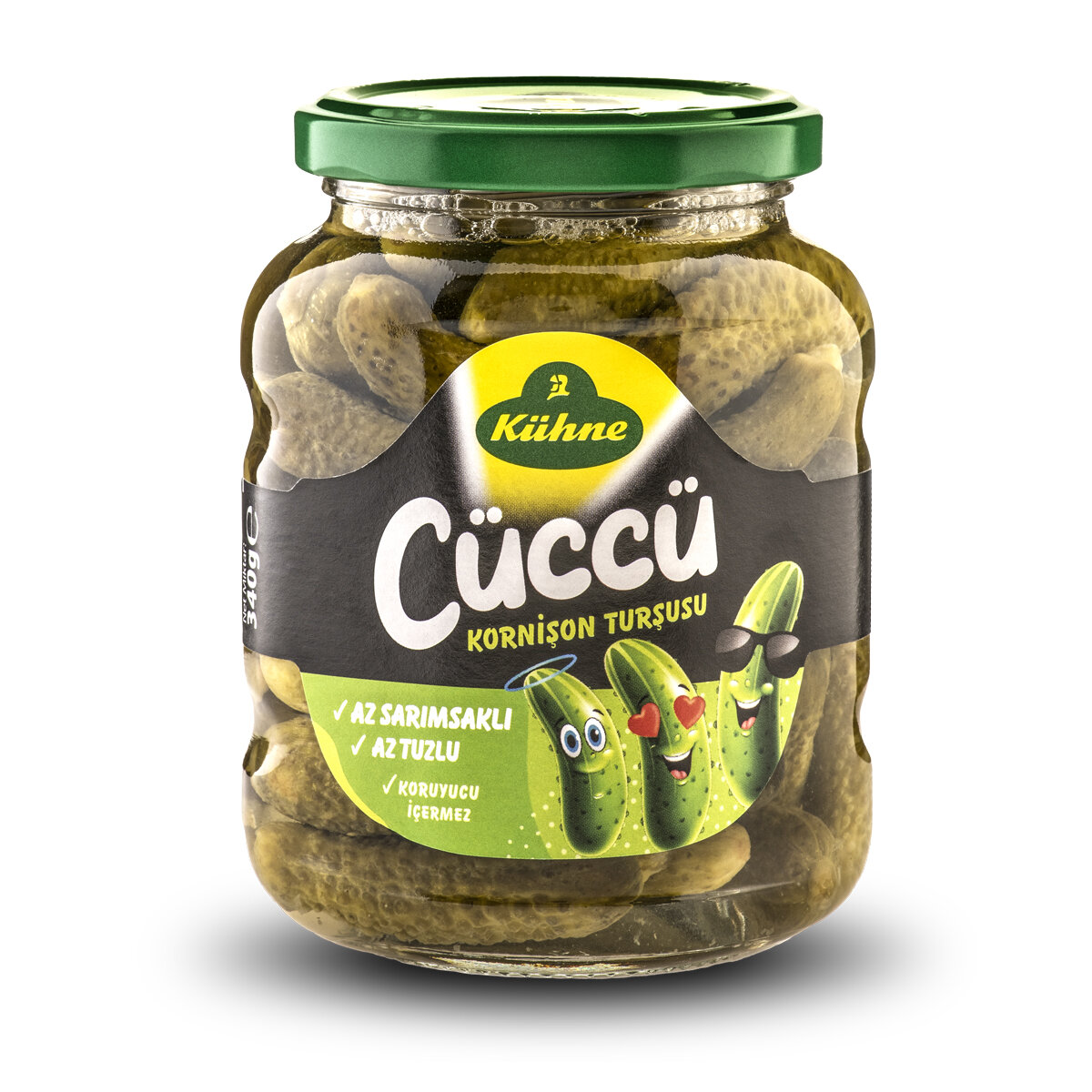 Kühne Cüccü Kornişon Turşusu 340 G
