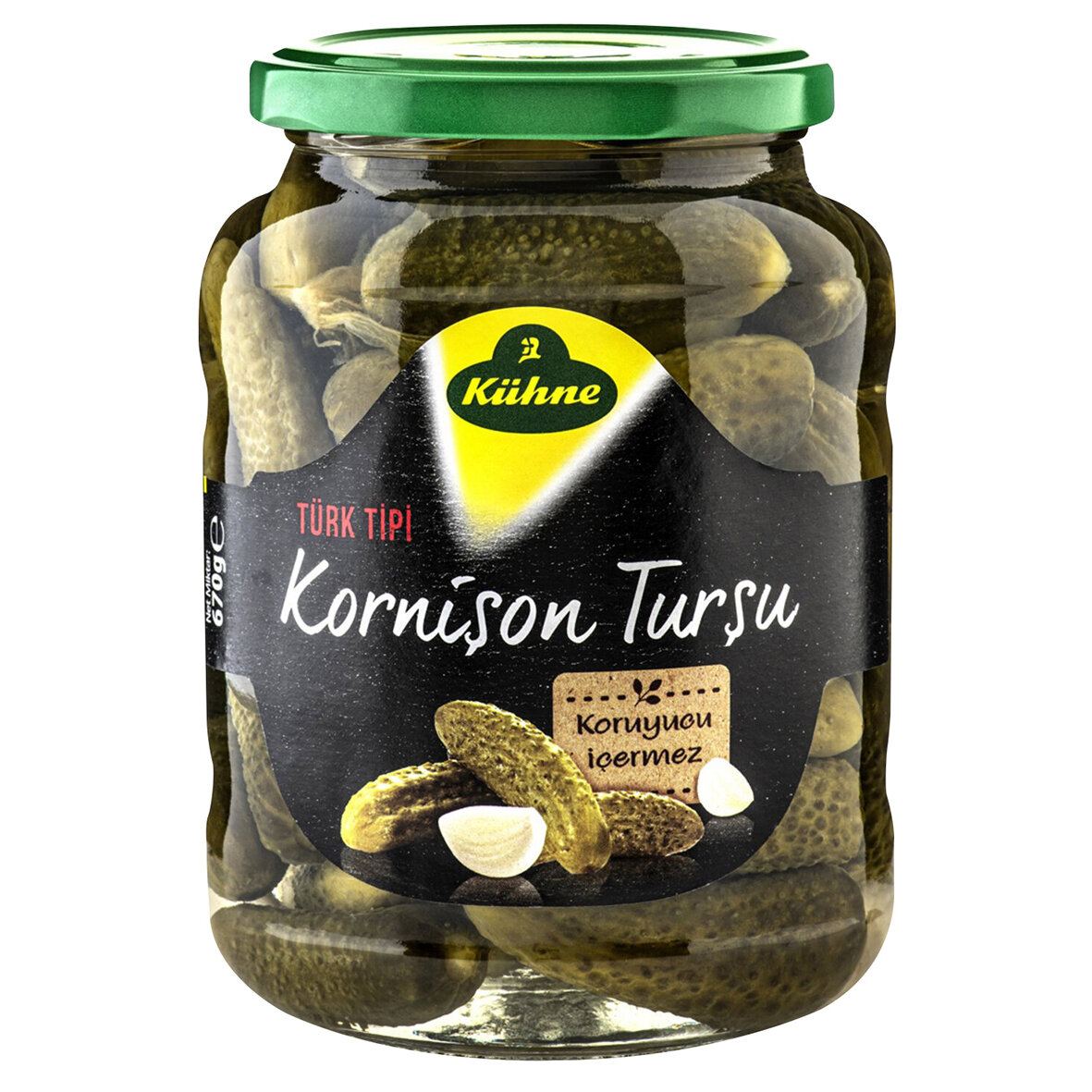 Kühne Türk Tipi Kornişon Turşu 670 G