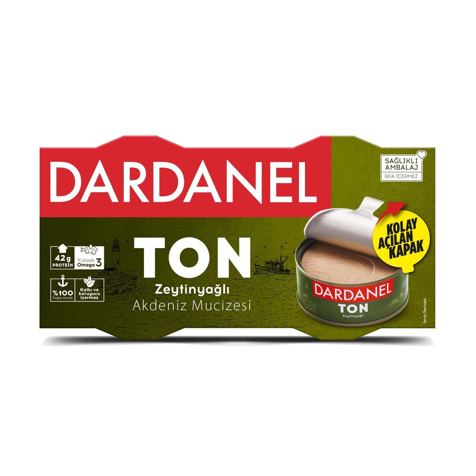 Dardanel Zeytinyağlı Ton Balığı 2X140 G