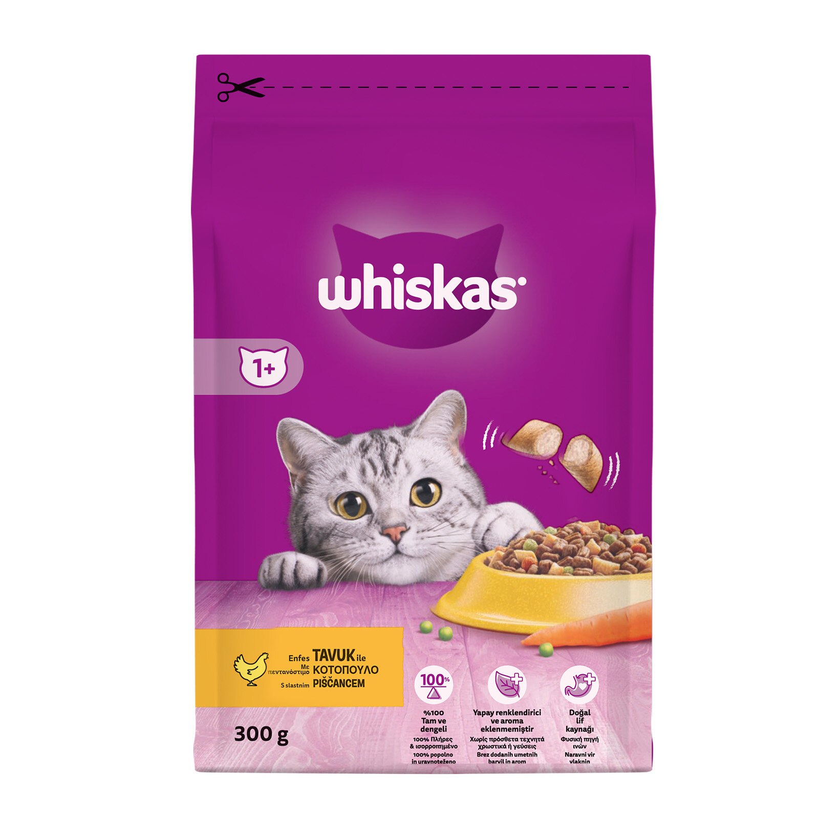 Whıskas Tavuk Ve Sebzeli Kuru Kedi Maması 300 G