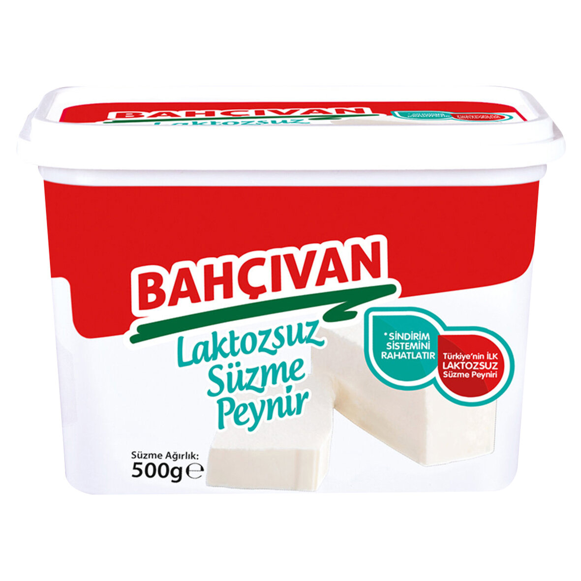 Bahçıvan Yarım Yağlı Laktozsuz Süzme Peynir 500G