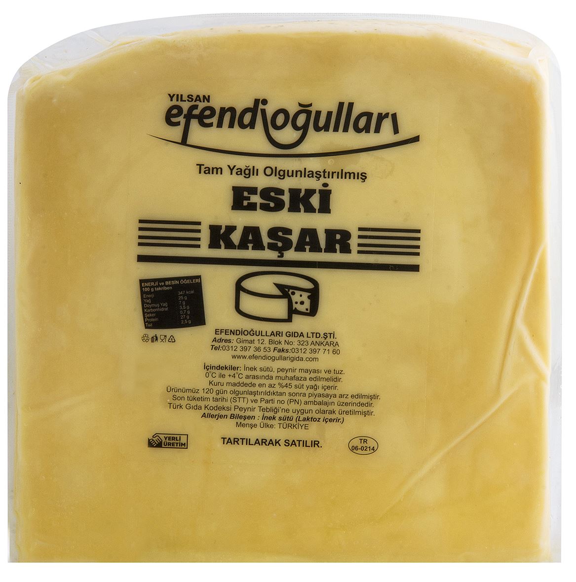 Efendıoglu Eski Kaşar  Kg