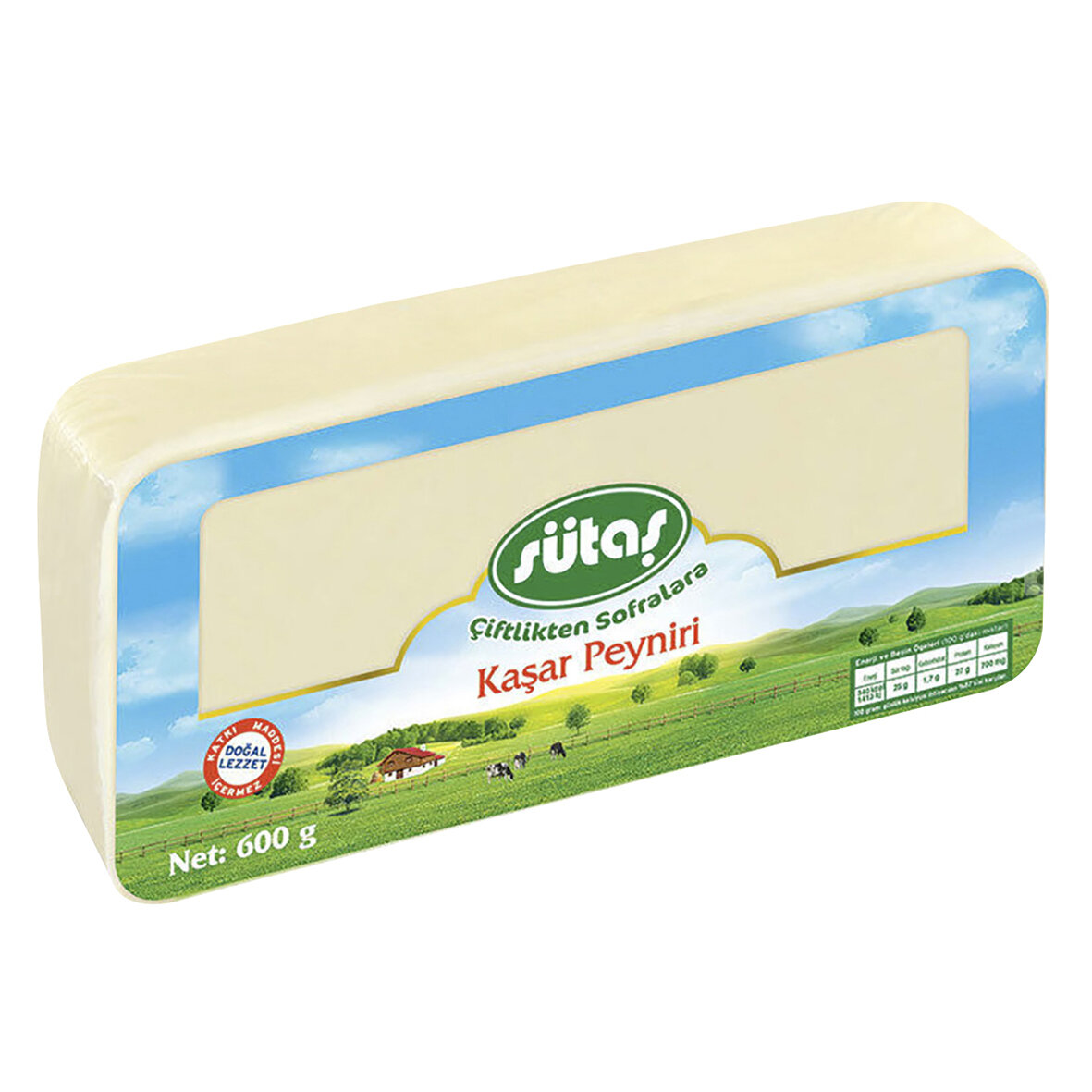 Sütaş Kaşar Peynir 600 G