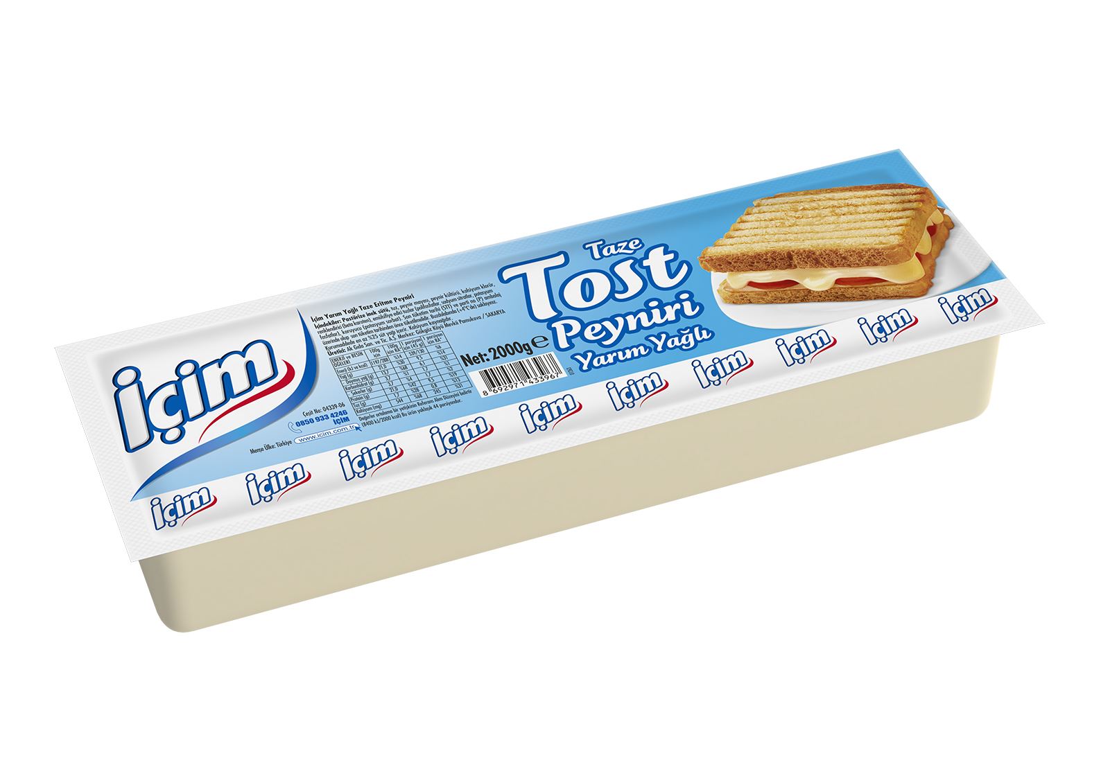 İçim Tost Peynir 2 Kg