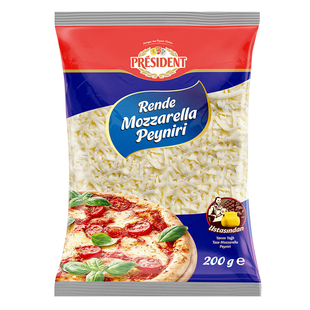 Presıdent Rende Mozzarella Peyniri 200 G