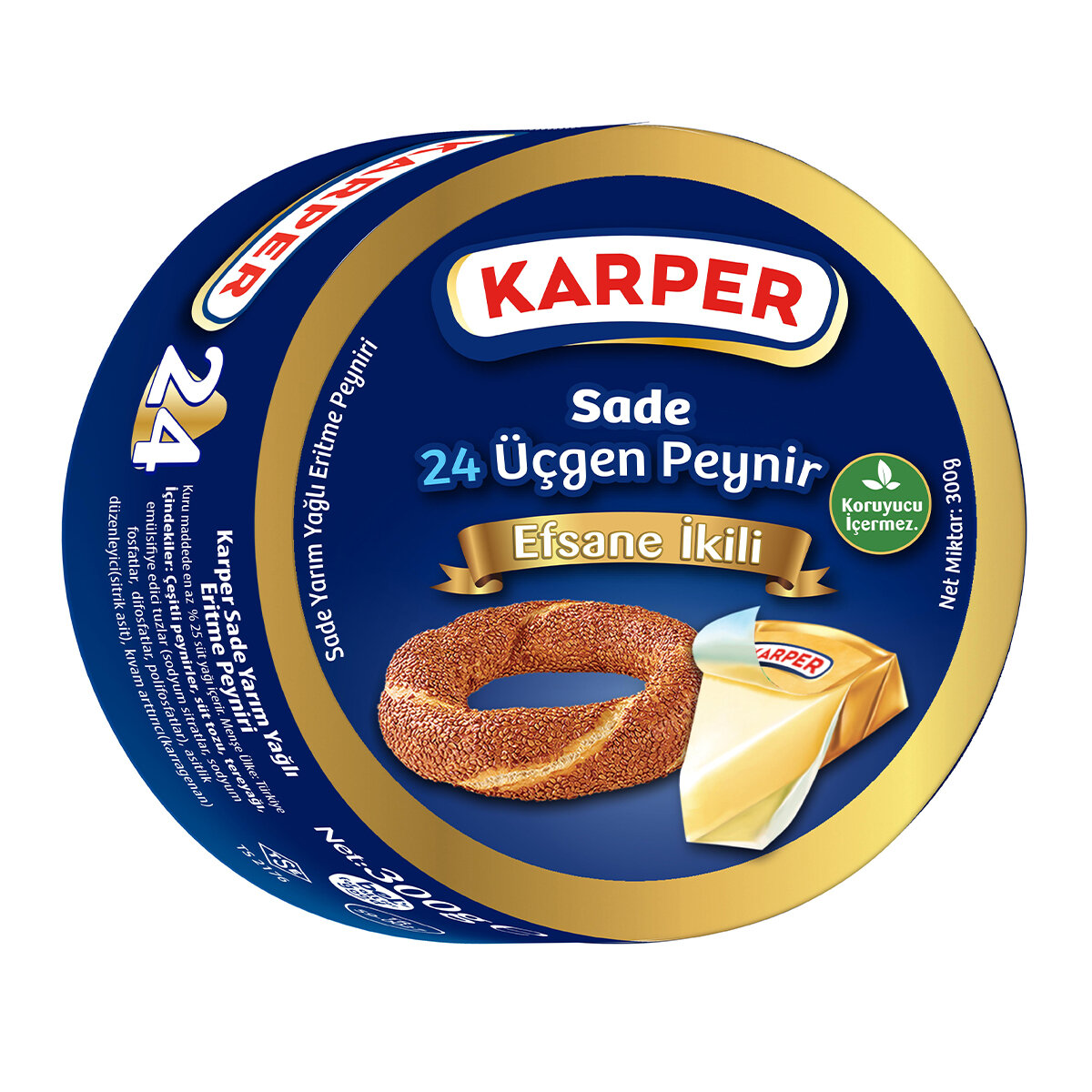 Karper Üçgen Peynir 24Lü 300 G
