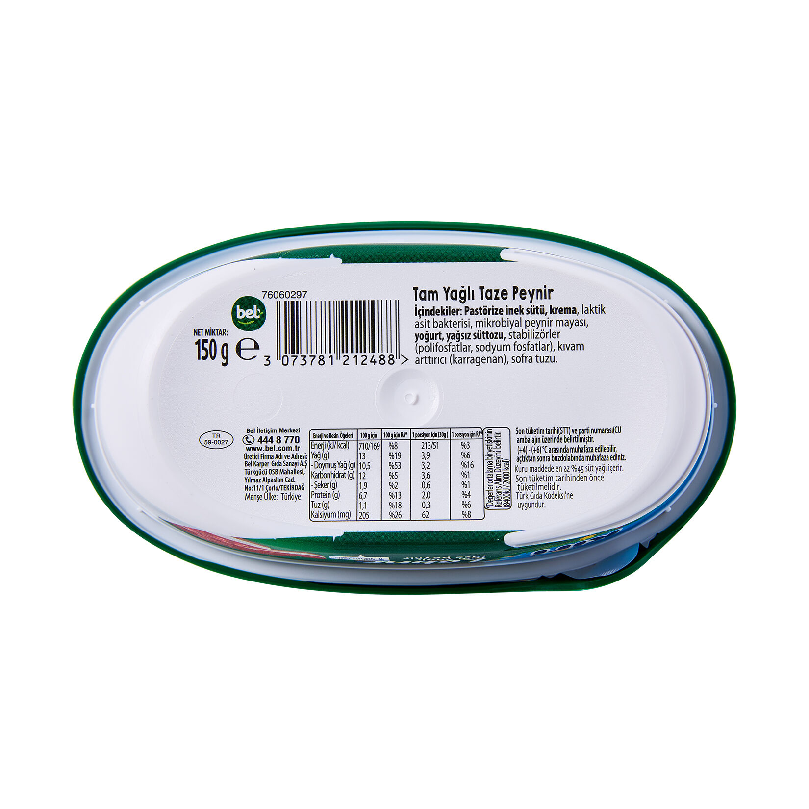 Kiri Labne Tam Yağlı Taze Peynir 150G