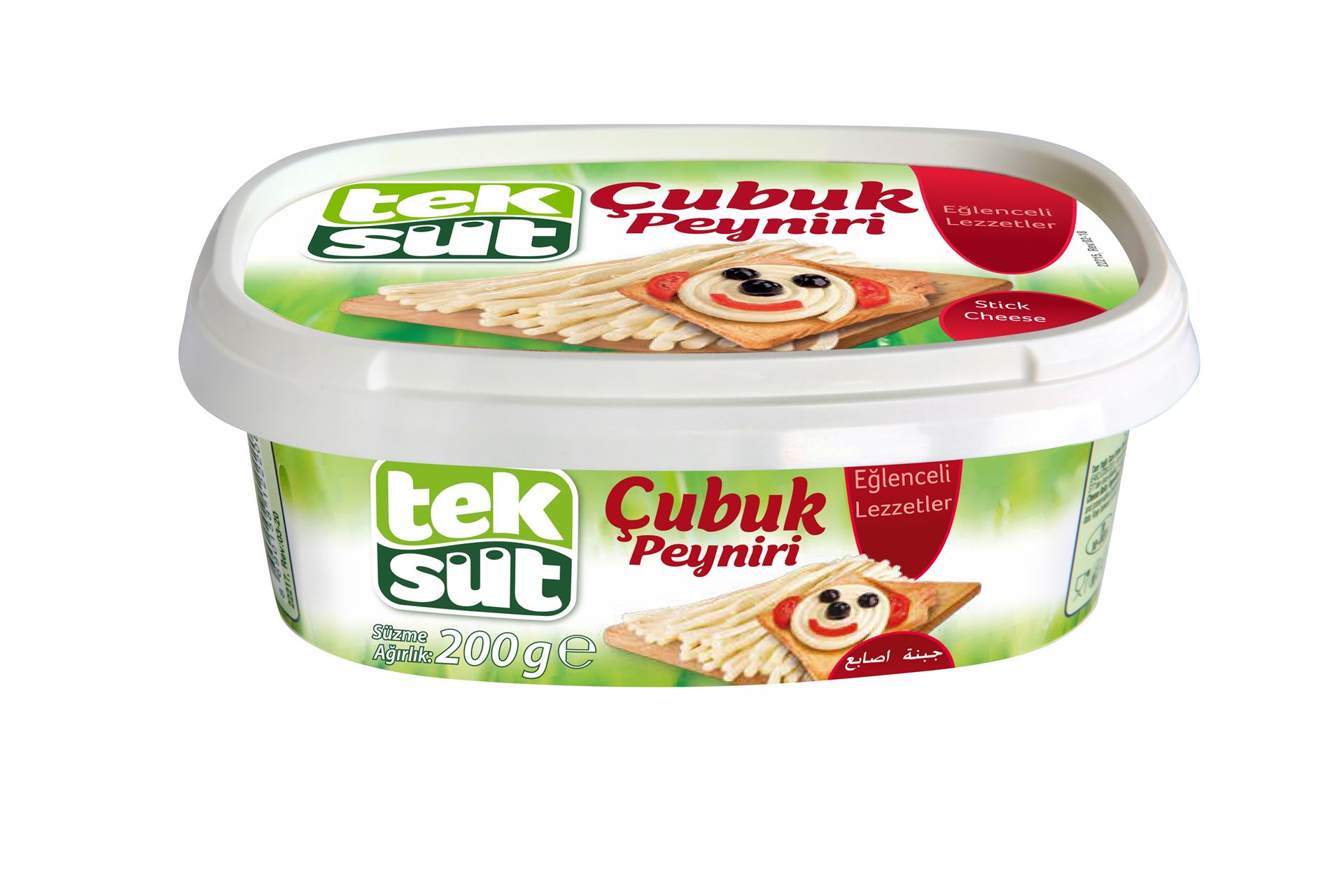 Teksüt Çubuk Peynir 200 Gr
