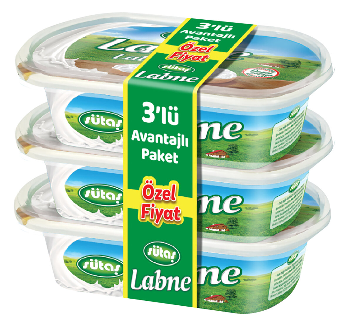 Sütaş Labne Avantaj 3X180 Gr