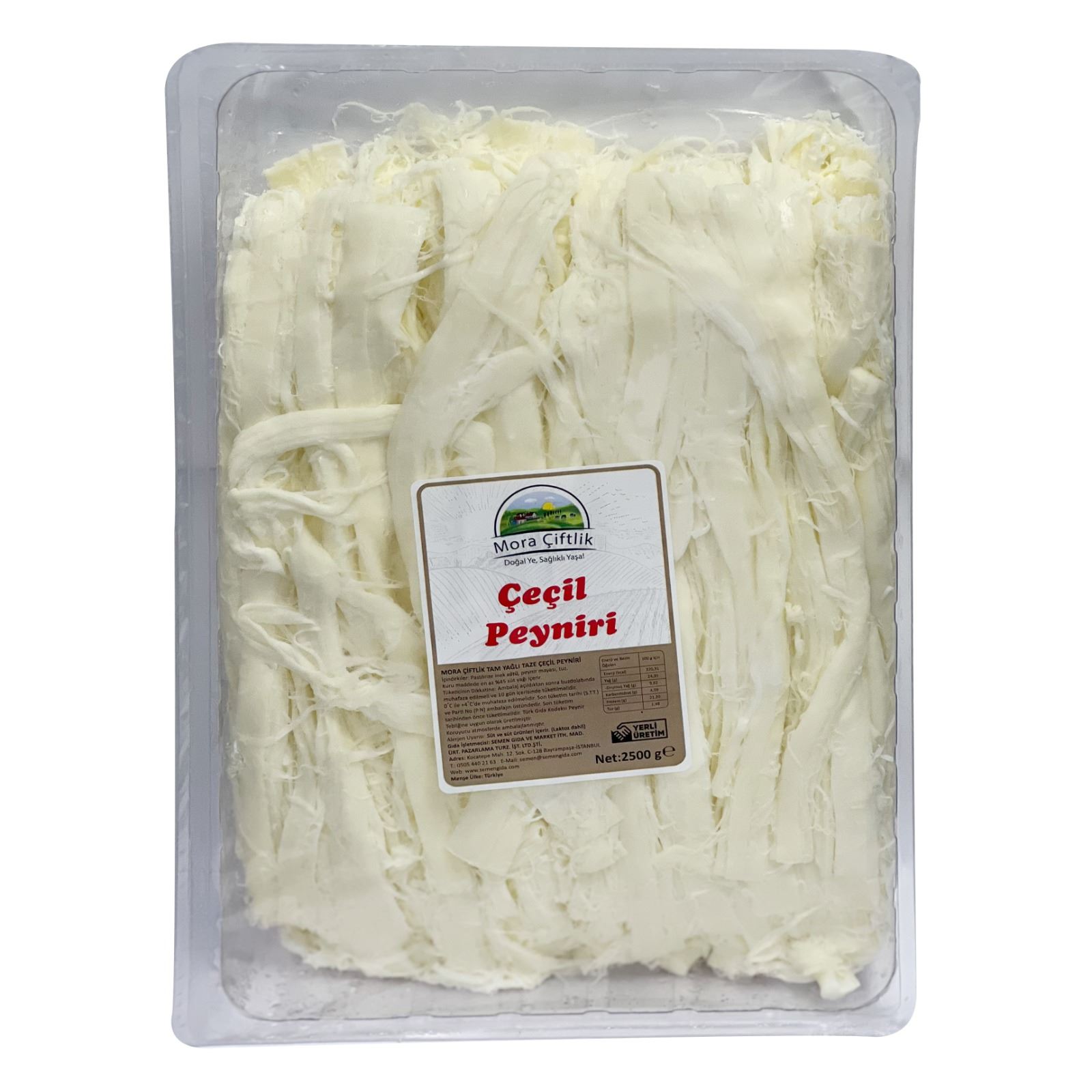 Mora Çiftlik Tam Yağlı Taze Çeçil Peyniri Kg