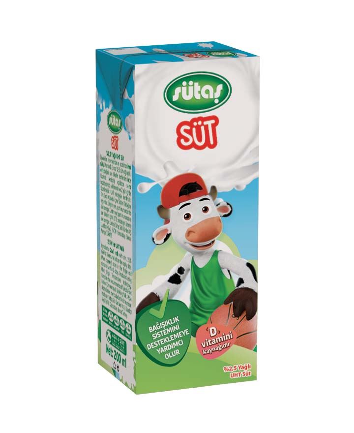 Sütaş Süt 200 Ml.
