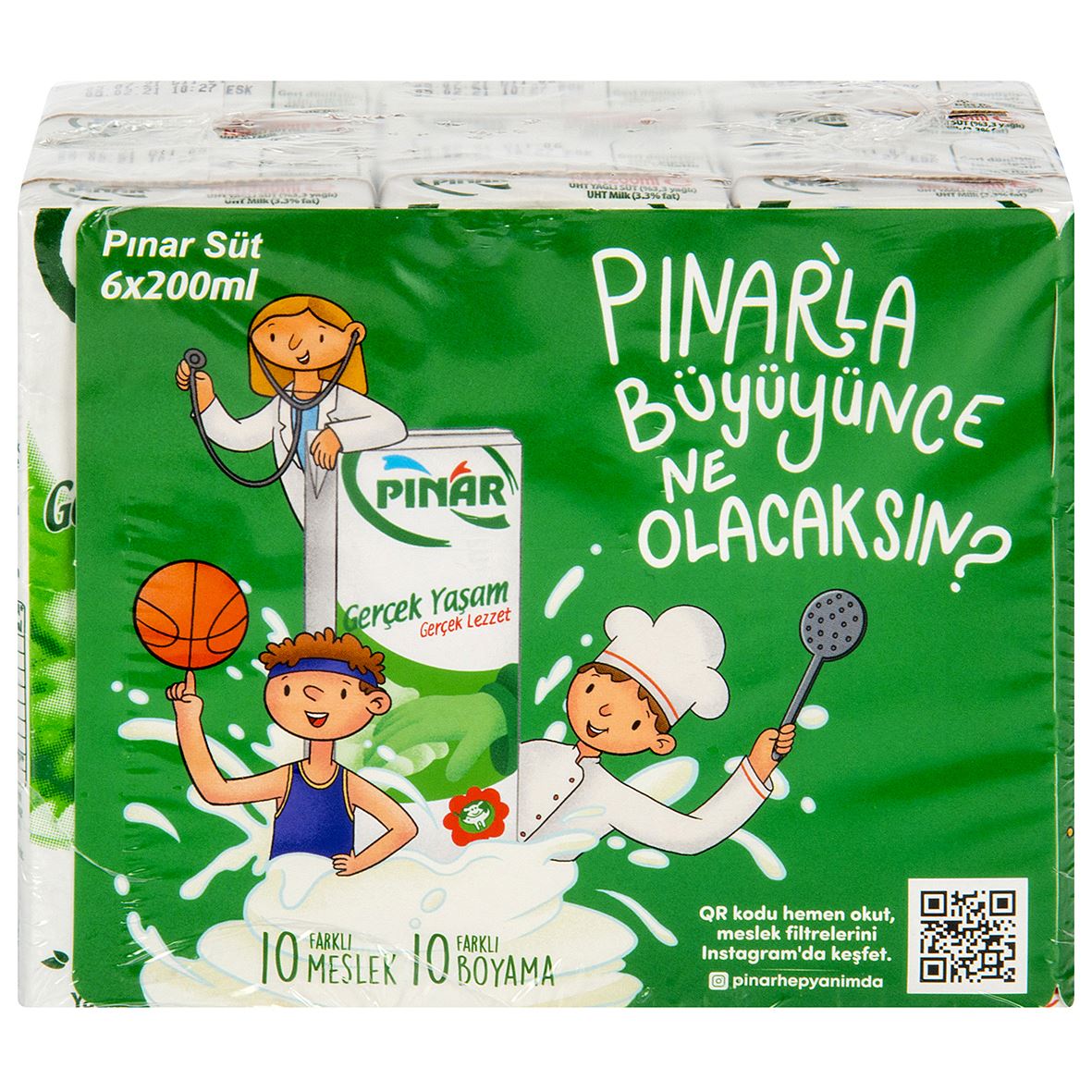 Pınar Süt 6*200 Ml