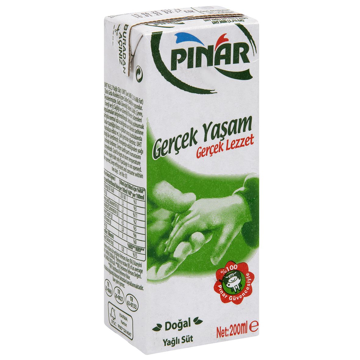 Pınar Süt 200 Ml