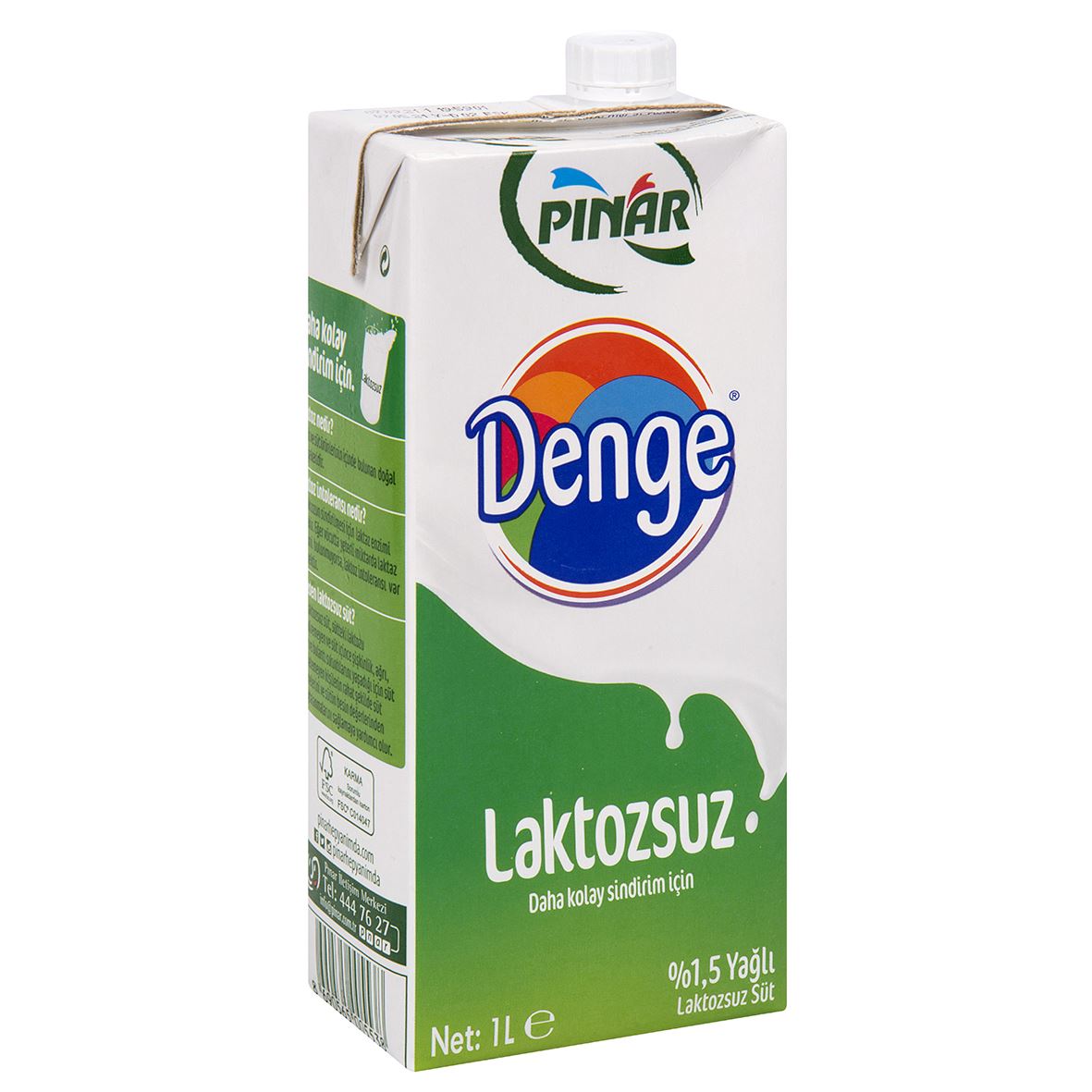 Pınar Süt Denge Laktozsuz 1L