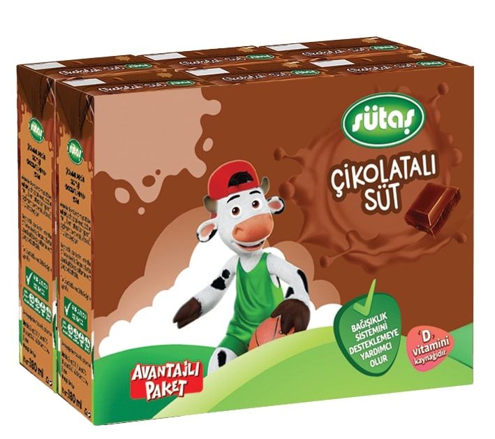 Sütaş Çikolatalı Süt 6X180 Ml