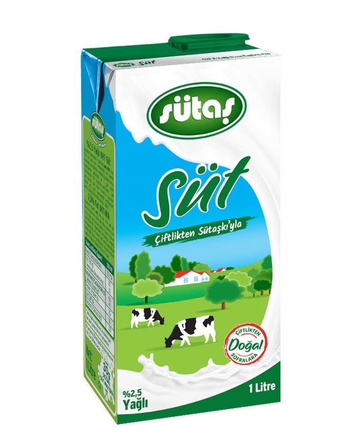 Sütaş % 2.5 Yağlı Süt 1L