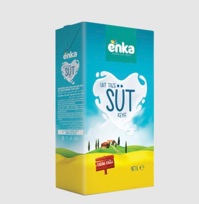 Enka Yağsız Uht Süt 1L