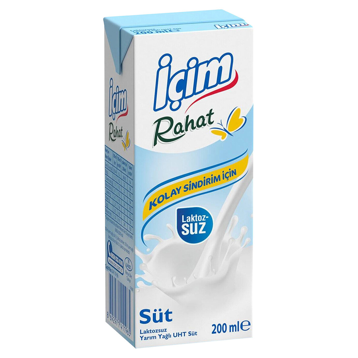 İçim Rahat Laktozsuz Süt 200 Ml