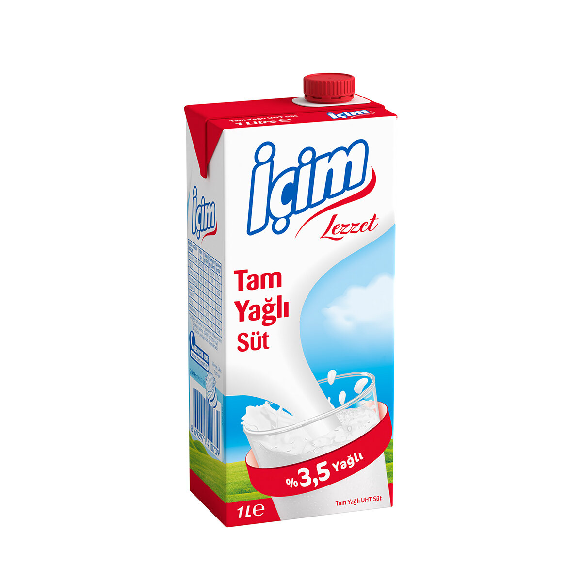 İçim Lezzet %3,5 Yağlı Uht Süt 1L