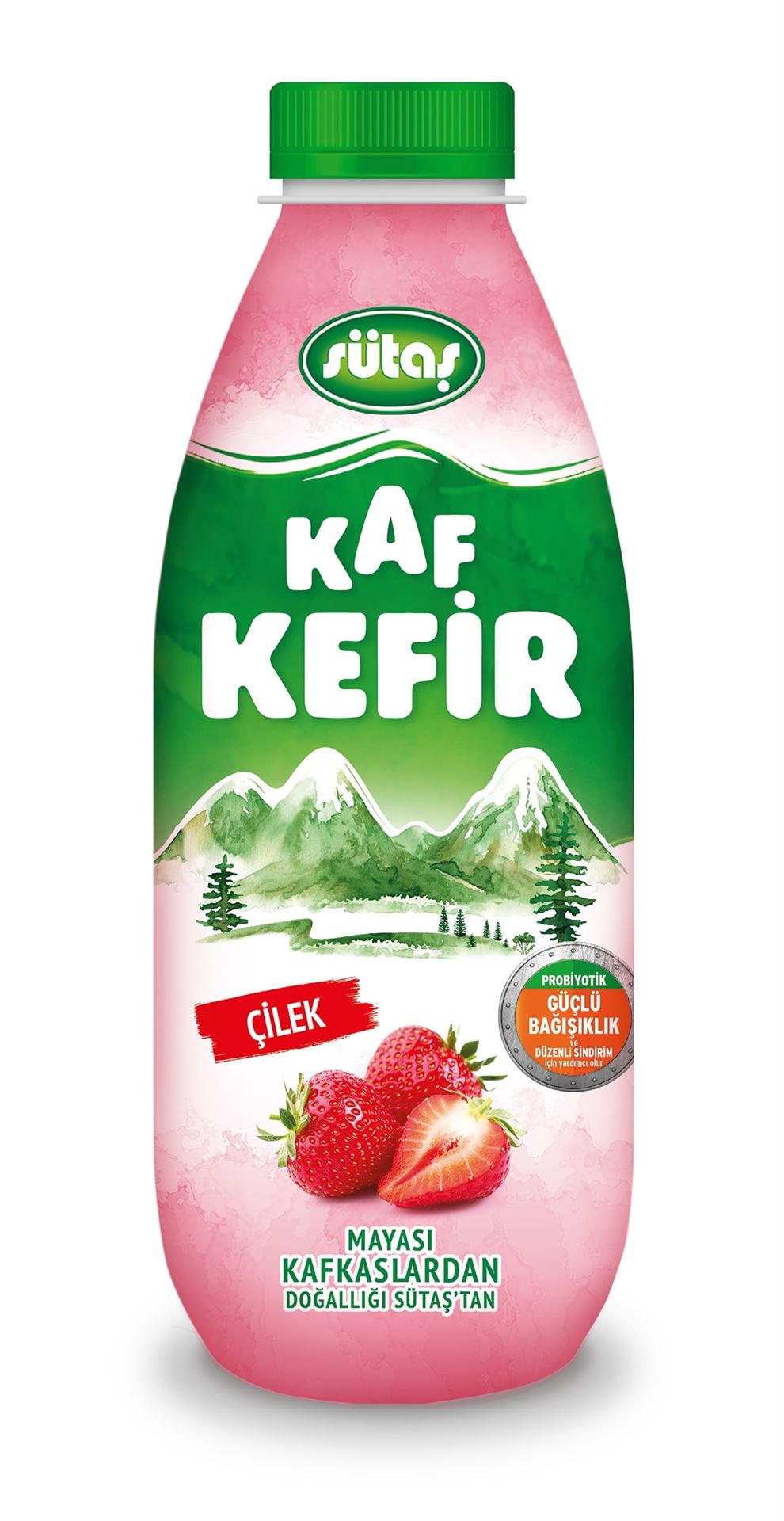 Sütaş Kaf Kefir Çilek 1 L