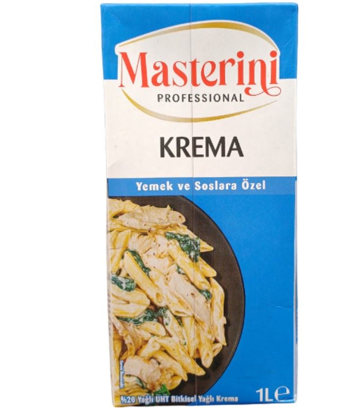 Masterini 20% Yağlı Uht Bitkisel Yağlı Krema 1 L