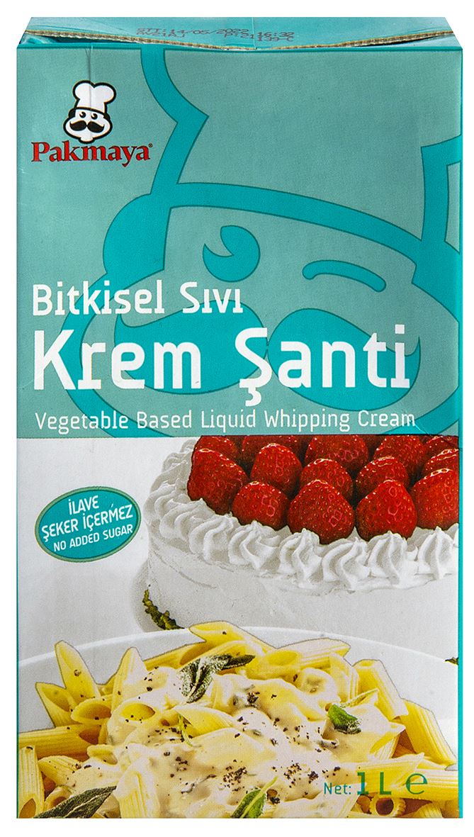 Pakmaya Sıvı Krem Şanti 1 Lt Şekersiz