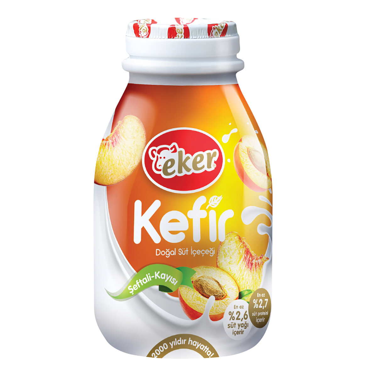 Eker Şeftali Kayısılı Kefir 200 Ml
