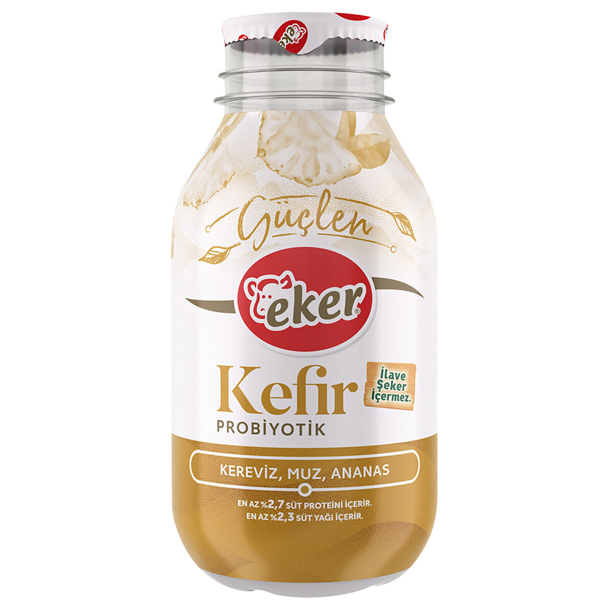 Eker Kereviz Muz Ananaslı Kefir 290 Ml