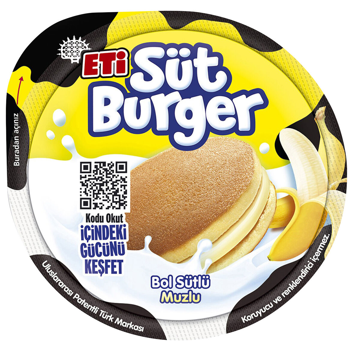 Eti Süt Burger Muzlu 35G