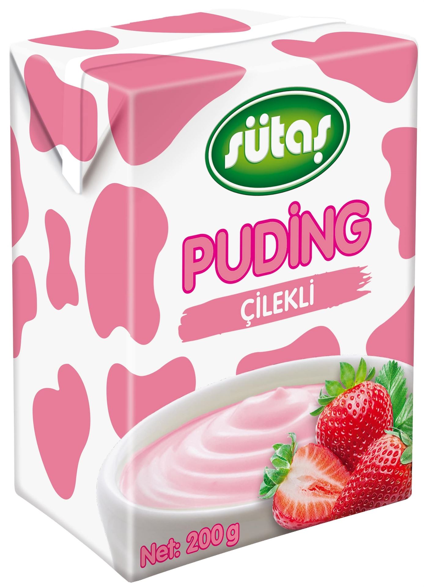 Sütaş Çilekli Puding Uht 200 G