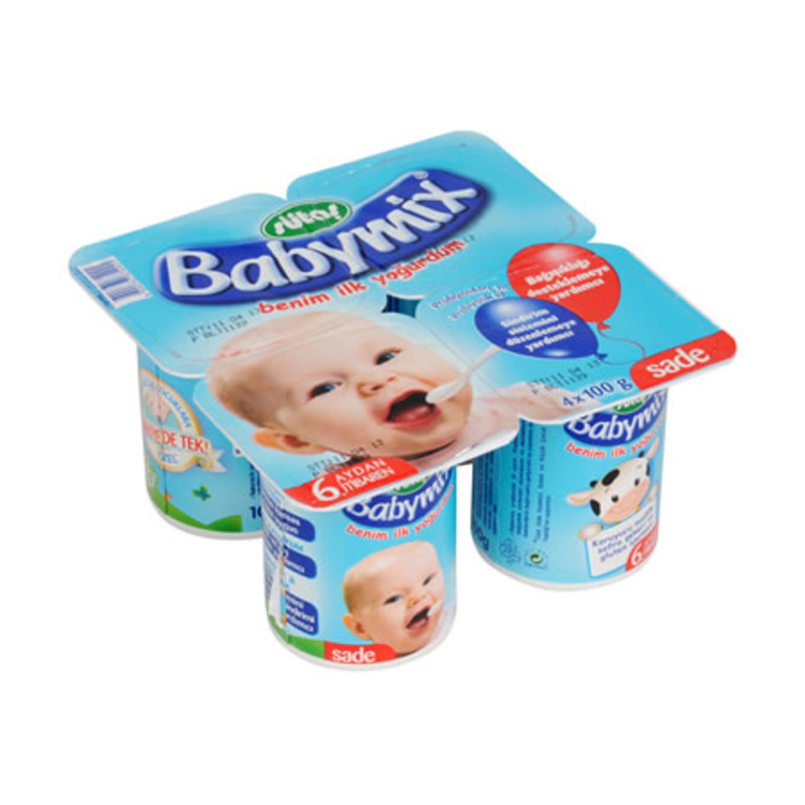 Sütaş Babymix Sade 4*100 G