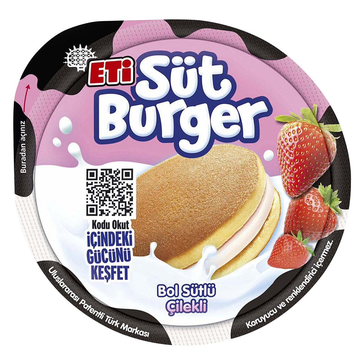 Eti Süt Burger Çilekli 35 G