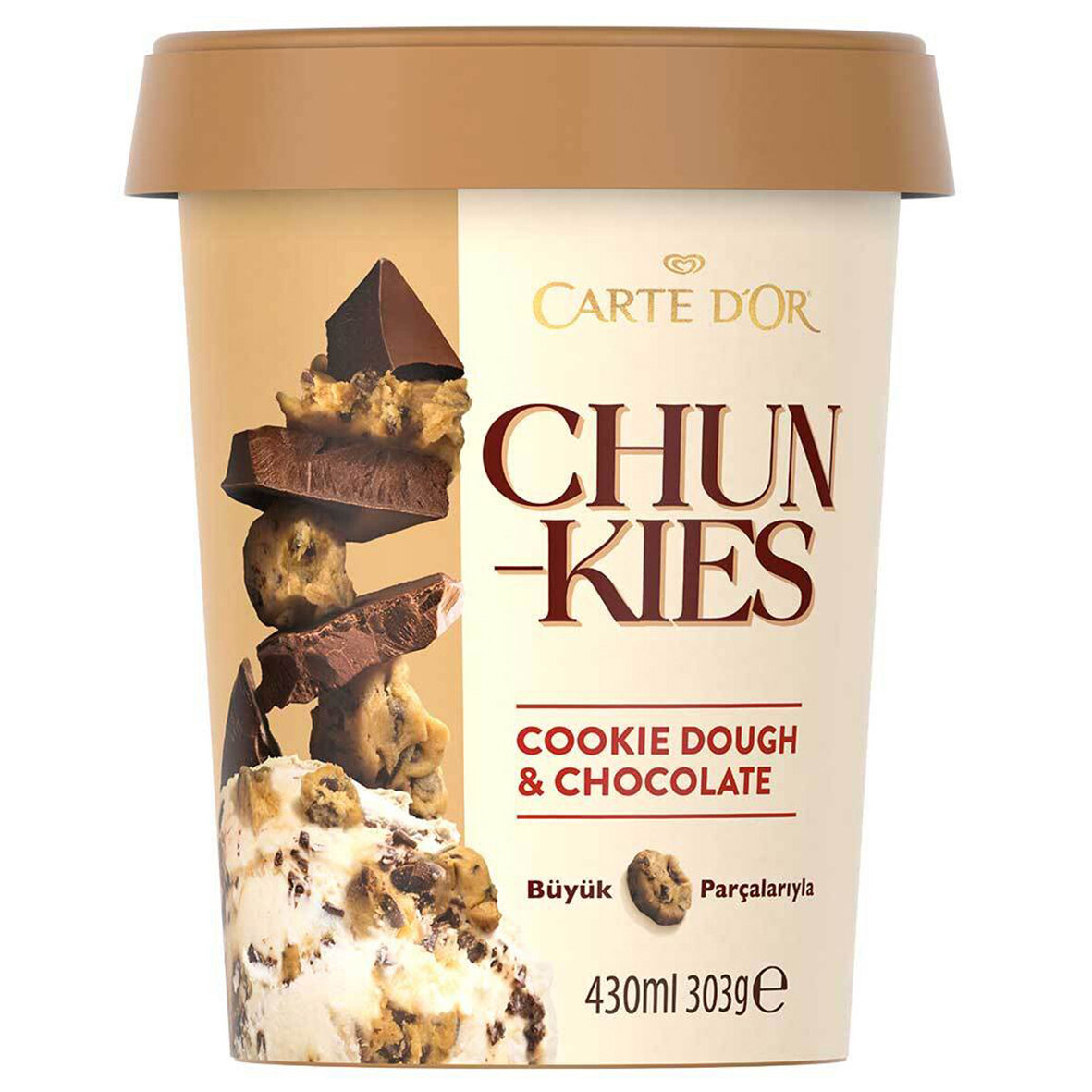 Carte D'or Chunkıes Cookıe Dough 430 Ml
